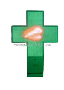 Panneau d'affichage de pharmacie à double face pour extérieur Panneau d'affichage de pharmacie à LED RVB - Product Image 3