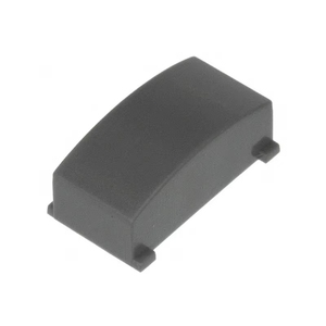 BOM Service 1630033 Rectangular Convex Domed Pushbutton Unimec <strong>Switch</strong> Caps Snap Fit Gray <strong>Tele</strong> 1630-033 For Unimec Series - Product Image 1