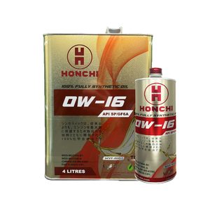 Aceite de motor totalmente sintético de alto rendimiento Honchi 4L API SP ILSAC, lubricante de coche híbrido compatible con la lata de Metal 0W16 - Product Image 1