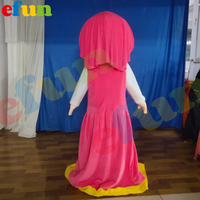 Efun MOQ 1 PC Costumes de mascotte de danseur de dessin animé personnalisés professionnels, costumes de mascotte de fille, costumes de fête pour adultes à vendre