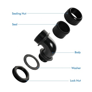 Jar 90 độ nước bằng chứng ống dẫn linh hoạt phụ kiện khuỷu tay nhựa cáp ống dẫn kết nối - Product Image 4