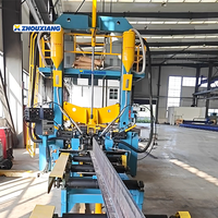Ligne de production de machines d'assemblage automatique de poutres en H pour structures en acier de la marque Zhouxiang avec une puissance de 3 kW