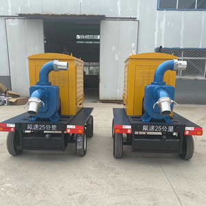 Camion pompe de drainage à moteur diesel 200 500 1000 mètres cubes, unité intégrée de pompe à eaux usées auto-amorçante - Product Image 1