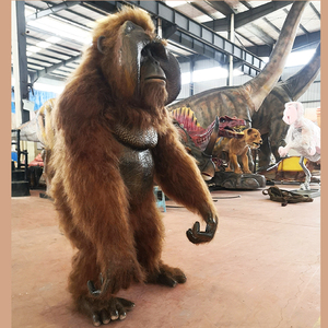 Tùy chỉnh cuộc sống Kích thước animatronic mô hình động vật của đười ươi GORILLA trang phục để bán - Product Image 4