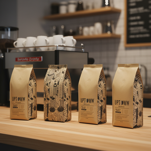 ถุงกาแ<span class=keywords><strong>ฟ</strong></span>คราฟท์เกรดอาหารย่อยสลายได้ 100% แบบกำหนดเอง พิมพ์กราเวียร์ มีฐานข้างตั้งได้ <span class=keywords><strong>ป</strong></span>ิดผนึกด้วยความร้อน ก้นสี่เห<span class=keywords><strong>ล</strong></span>ี่ยม PLA+PBAT - Product Image 2