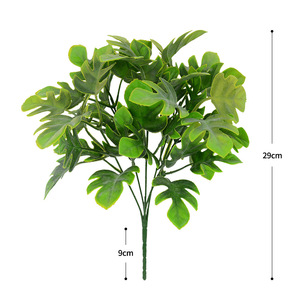 Feuilles artificielles de Monstera Dongchen Crafts, petit bouquet en plastique, verdure décorative pour plantes en pot et arrangements floraux - Product Image 5