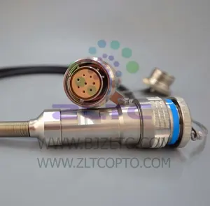 ZLTC D38999 4 Fibra 4 Plug Power/cabo de fibra com 2 extremidade de D38999 Plug / Hybrid fiber cable connector assemblies