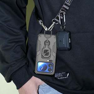 Funda Protectora para Teléfono KAOU, Anti-Caídas, Híbrida 2 en 1, con Anillo Metálico de 360 Grados, para Xiaomi 17 Pro Max, Precio Bajo - Product Image 5