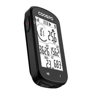มาตรวัดความเร็วจักรยานไร้สาย GPS พร้อมมาตรวัดระยะทาง GPS BLE ANT+ เซ็นเซอร์สำหรับจักรยานเสือหมอบ รองรับการเชื่อมต่อแอป Strava พร้อมฟังก์ชั่นวัดความสูง - Product Image 1