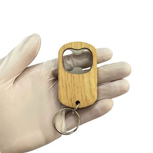 Porte-clés décapsuleurs en bois vierges gravables, pour la maison, la cuisine, les fêtes, les loisirs créatifs, décapsuleurs de vin, logo personnalisé - Product Image 6