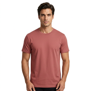 Camiseta Deportiva Personalizada 100% Algodón para Hombre, Cuello Redondo, Estilo Vintage, Fabricante OEM, Venta al Por Mayor, Exportación - Product Image 1