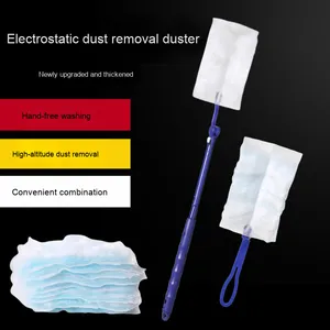 Multi Surface Disposable Replacement Thickened <b>Duster</b> Electrostatic <b>Dusters</b> with Extender <b>Handle</b> - Product Image 2