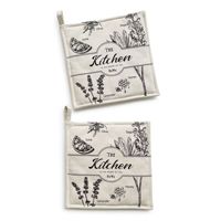 Napperon en tissu 100% coton, 1 pièce, tapis de table imprimé, ensemble de table à manger, porte-gobelet