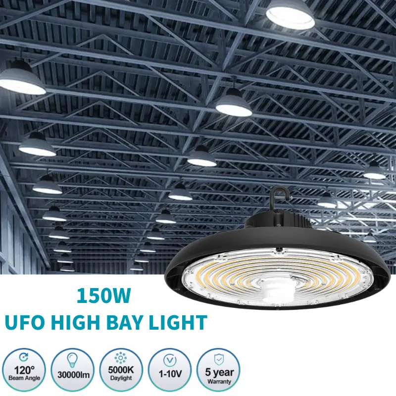 Toppest 업그레이드 판매 제품 창고 산업 조명 ufo led 높은 베이 조명 100w 150w 200w led ufo 높은 베이 빛