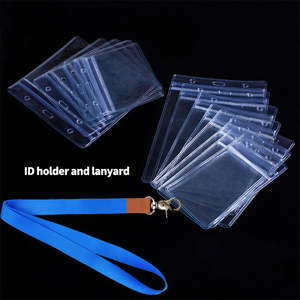 Porte-clés lanière plastique <span class=keywords><strong>Pvc</strong></span> téléphone sport magnétique métal affaires cuir porte-cartes d'identité portefeuille personnalisé pochettes pour cartes à collectionner - Product Image 4