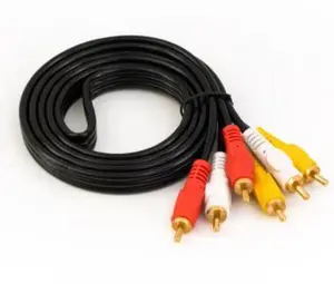 3rca-3rca Audio Video Kabel Voor Set-Top Box Vcr Dvd 5M