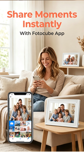 ปฏิทินดิจิตอล WIFI ขนาด 21.5 นิ้ว สำหรับ Frameo/ Whale Framely / Fotocube ซิงค์ภาพแสดงผลบนหน้าจอสัมผัส - Product Image 4