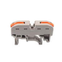 Connecteur électrique à fiche de bornier DIN à passage direct de 2,5 mm, en cuivre, stock original, pour alimentation industrielle