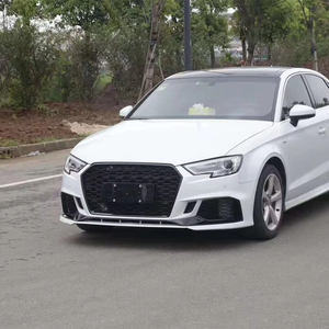Kit carrosserie de pare-chocs avant style RS3 pour <span class=keywords><strong>Audi</strong></span> A3 <span class=keywords><strong>S3</strong></span> <span class=keywords><strong>8V</strong></span>.5 2017 2018 2019 avec <span class=keywords><strong>calandre</strong></span> noire et capteur ACC. - Product Image 6