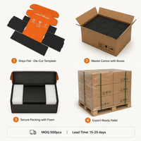 Boîte d'expédition personnalisée de luxe pour cadeaux, emballage en carton ondulé avec logo pour abonnement