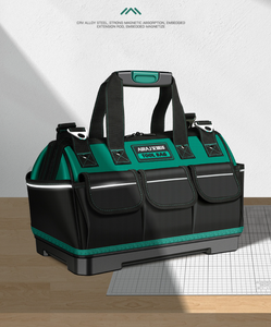 Sturdy Portable Hardware <b>Tool</b> <b>Bag</b> Multi-Functional Electrical Canvas Repair Accessories Storage Customized OEM ODM Nylon - Product Image 4