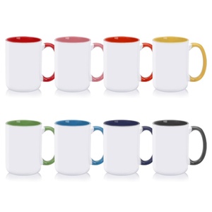 Mug en émail de 15 oz avec poignée et intérieur colorés |   8 couleurs vibrantes au choix |   Commandes en gros disponibles - Product Image 5