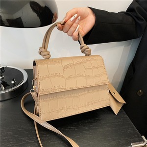 THK Ensemble de sacs à main en deux pièces à motif de pierres de couleur unie de style coréen nouveau tempérament - Product Image 2