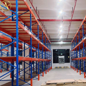 Estantes de almacenamiento de acero de alta resistencia Estantes metálicos industriales protegidos contra la corrosión Estante apilable ajustable para uso en almacén - Product Image 6