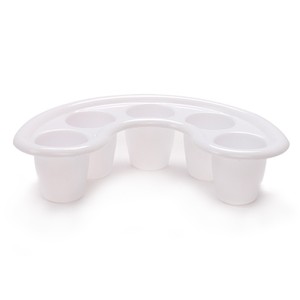Bol de trempage professionnel ZHI JIA pour ongles, en plastique, portable, solide, pour ongles à cinq doigts, pointes d'art ongulaire, adoucissement des peaux mortes, outil de trempage - Product Image 5