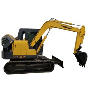Excavadora de Orugas Usada de 8 Toneladas, Marca Hyundai 80-7, Fabricada en Corea, Original, de Segunda Mano, Modelo R80-7, en Venta - Product Image 1