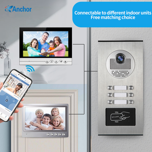 Sistema de videoportero inteligente para múltiples apartamentos con Wi-Fi, visión nocturna y sistema de intercomunicación IP 0-1 - Product Image 4