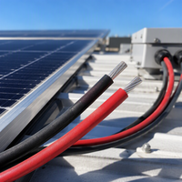 Câble solaire photovoltaïque 1x35mm² DC 1500V PV1-F en cuivre étamé XLPO sans halogène pour panneau solaire