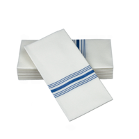 Serviettes de table Airlaid 1 pli couleur personnalisée, style pli Culture avec couteau et fourchette, 12''x17''