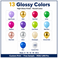 Ballons en latex chromés Feile, 10/12/18/36 pouces, décoration pour Halloween, Noël, anniversaires, articles promotionnels