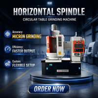 Meuleuse à surface horizontale CNC série MGK73 avec table rotative, système KND K1000TF1i pour pièces de précision