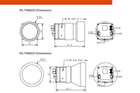 Module de caméra thermique série PG-TM64, résolution 384 * 288, noyau d'imagerie thermique léger, infrarouge, pour caméra sportive