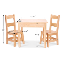 Chaises et tables de pépinière Montessori Garderie Conception de salle de classe Centre d'apprentissage précoce Garde d'enfants Mobilier préscolaire 0-5 ans