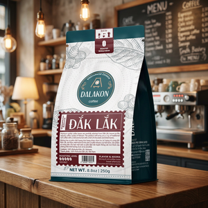 Granos de Café Robusta Dalakon 250g, Sabor AMARGO, Granos Enteros, Proceso Natural/Seco, Chocolate Oscuro Intenso, Café Especial Premium, Tueste Alto - Product Image 1