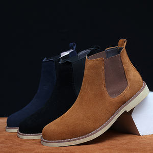 2025 חם מכירת איטלקי מסוגננת קרסול זמש מגפי עור גברים נעלי שמלה - Product Image 2