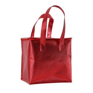 Aluminized Eco-friendly Waterproof Non-woven Grass Insulation <b>Bag</b> Large Capacity Takeaway Milk Tea <b>Ice</b> <b>Bag</b> Baking <b>Bags</b> - Product Image 1
