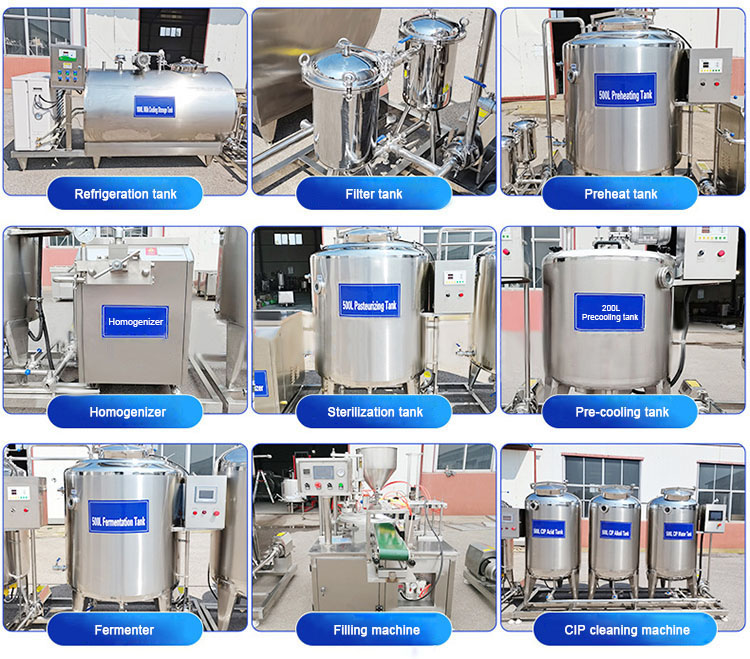 Small Scale Greek Yogurt Processing Equipment Commercial