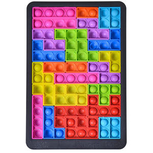 Jeu de blocs de construction à succès en 2022, 27 pièces, puzzle pop push bubble block, jouet anti-stress <span class=keywords><strong>pour</strong></span> enfants et adultes - Product Image 1