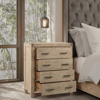 Ensemble de chambre d'hôtel moderne, lit king size, commode, tiroirs, bois massif, ENF+ respectueux de l'environnement, personnalisable, garantie 5 ans, meubles