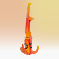 Violon électrique silencieux 4/4 professionnel pour performance, avec technologie d'impression 3D, personnalisable et coloré