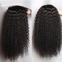 Perruques en cheveux humains bruts cambodgiens à cuticules alignées, ondulation Water Wave, avec dentelle frontale HD 13x4, sans colle, bouclées, pour revendeurs