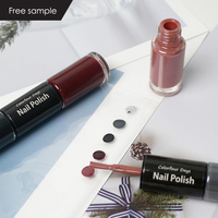 CC5279 Vernis à ongles de haute qualité, écologique, à base d'eau, perméable, 2-en-1, sans cuisson, séchage rapide, pelable, pour toutes les saisons