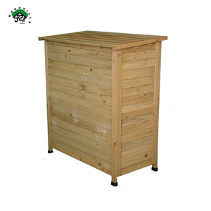 Cobertizo de almacenamiento de jardín de madera para herramientas <span class=keywords><strong>armario</strong></span> de equipo de patio trasero con cerradura - Product Image 5
