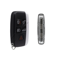 Coque de clé intelligente de remplacement à 5 boutons pour Jaguar Land Rover sans lame de clé