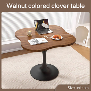 <span class=keywords><strong>Table</strong></span> basse moderne en bois avec structure métallique, mobilier de salon écologique pour usage domestique - Product Image 3