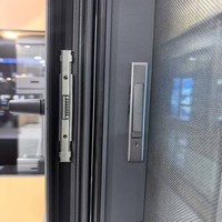 Ventana Corredera Horizontal Moderna de Aleación de Aluminio, Marco Delgado de Acero Inoxidable, Diseño Insonorizado para una Vista Despejada de la Cocina